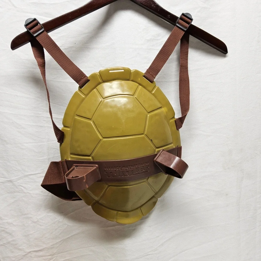 Rubies TMNT Costume Kids Medium Green Ninja Turtles Padded Shell Mask Set